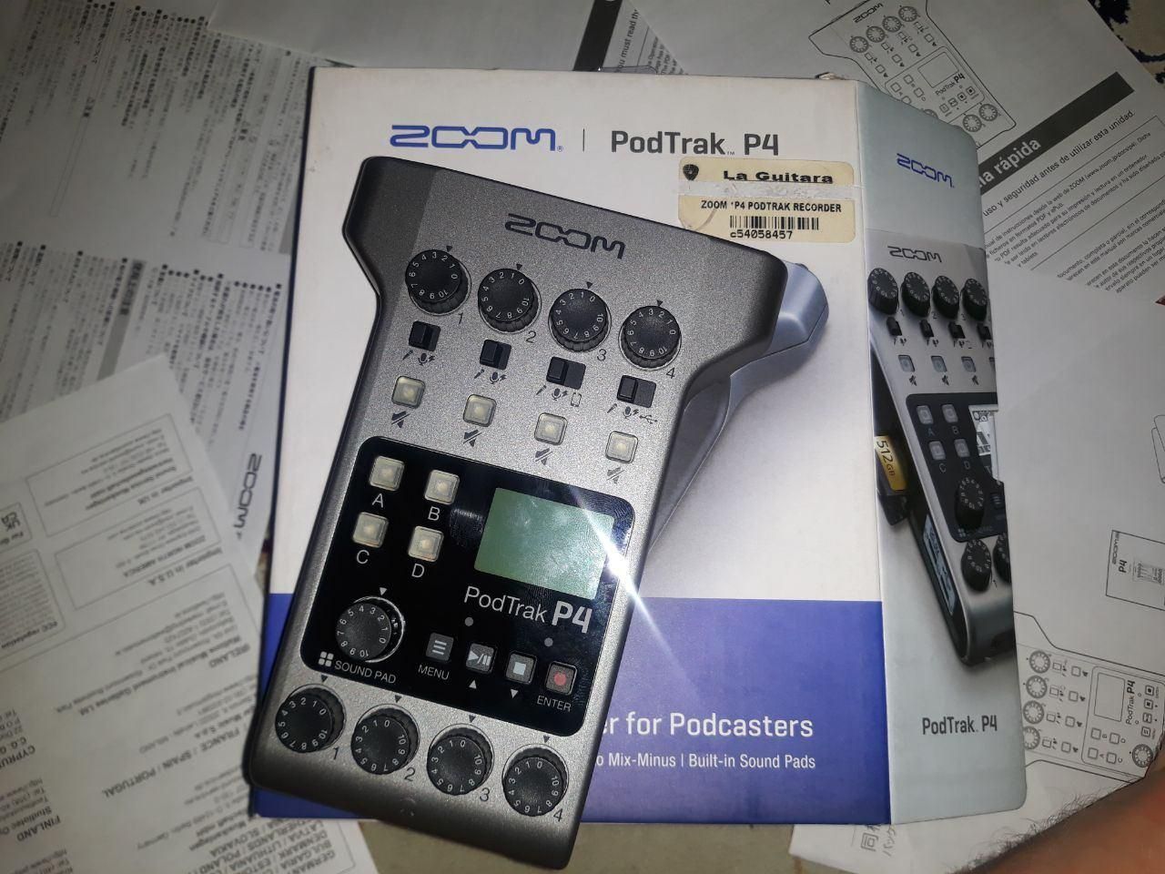 رکوردر پادکست زوم ZOOM PodTrak P4|پخش‌کننده همراه|شیراز, تاچارا|دیوار