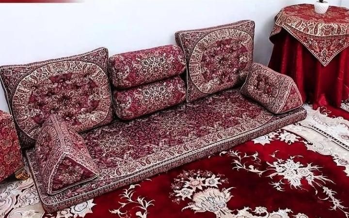 پشتی های سنتی همراه با تشک و بالش|پشتی|ارومیه, |دیوار