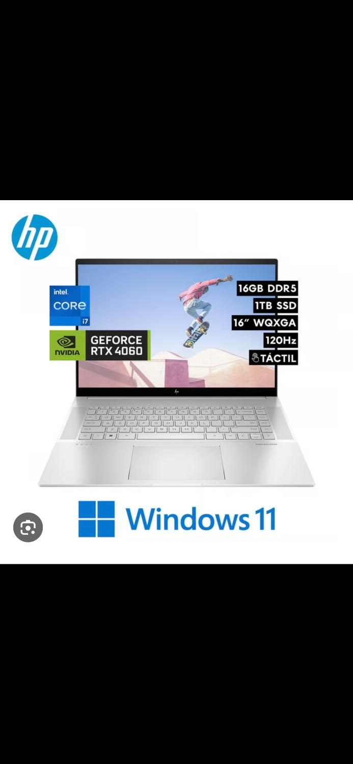 اچ پی سری انوی - HP Envy16 - I9 16G 1T RTX 4060|رایانه همراه|مشهد, ارشاد|دیوار