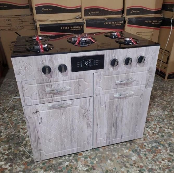 اجاق گاز رومیزی توکار با کابینت صفحه شیشه سکوریت|اجاق گاز و لوازم برقی پخت‌وپز|رشت, رشتیان|دیوار