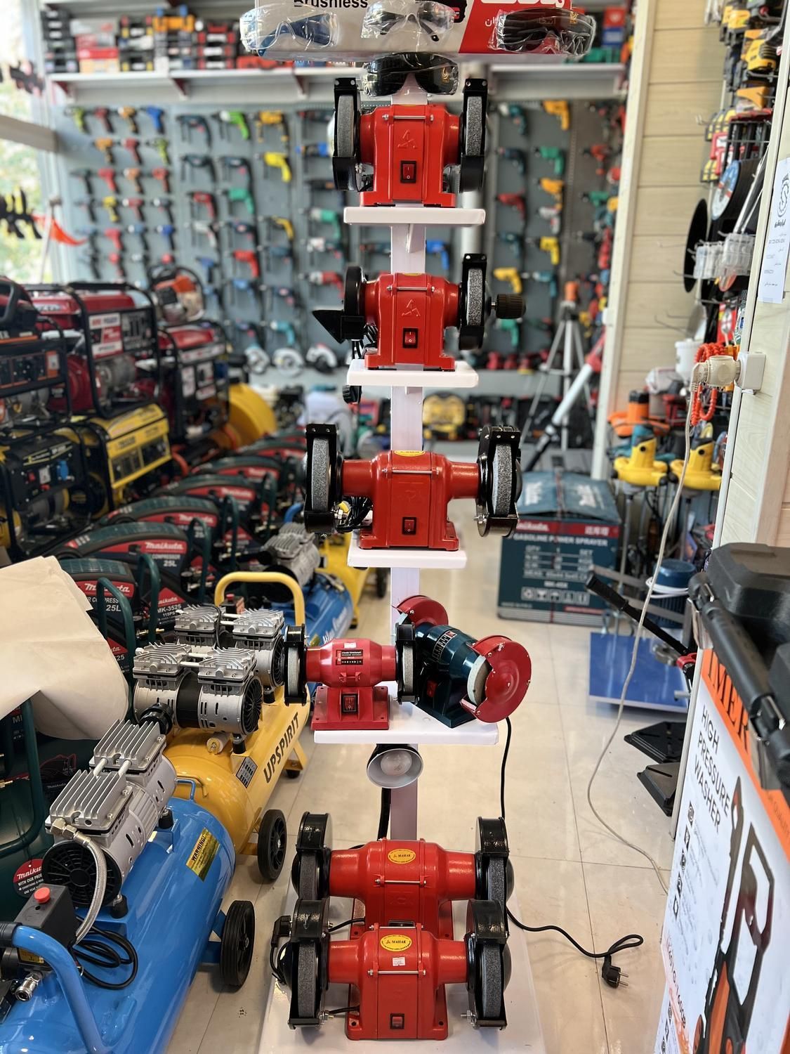 سنگ دوکله رومیزی سنباده چاقو تیز کن|ماشینآلات صنعتی|مشهد, هنرور|دیوار