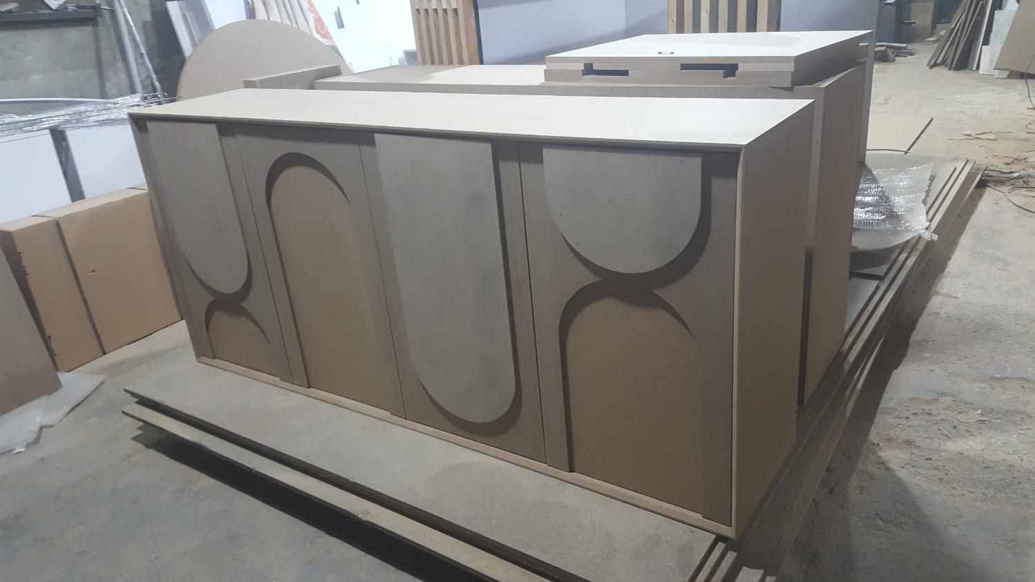 کنسول مدرن پینترستی همکاری جلومبلی|بوفه، ویترین، کنسول|لواسان, |دیوار