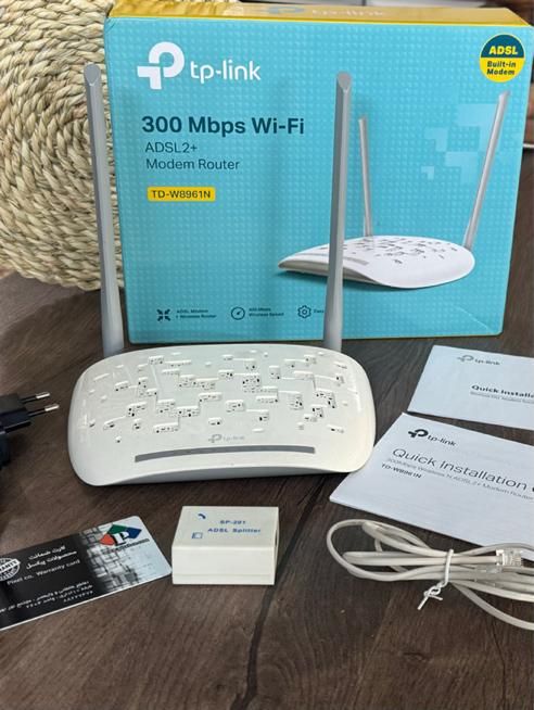 مودم تی پی لینک (دستگاه وای فای) WiFi tp-link ADSL|مودم و تجهیزات شبکه|تهران, پونک|دیوار