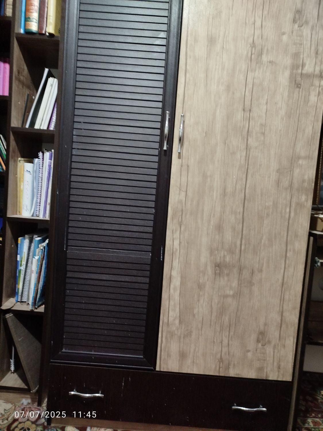 کتابخانه وسرویس خواب|کتابخانه، شلف، قفسه‌های دیواری|نسیم‌شهر, |دیوار