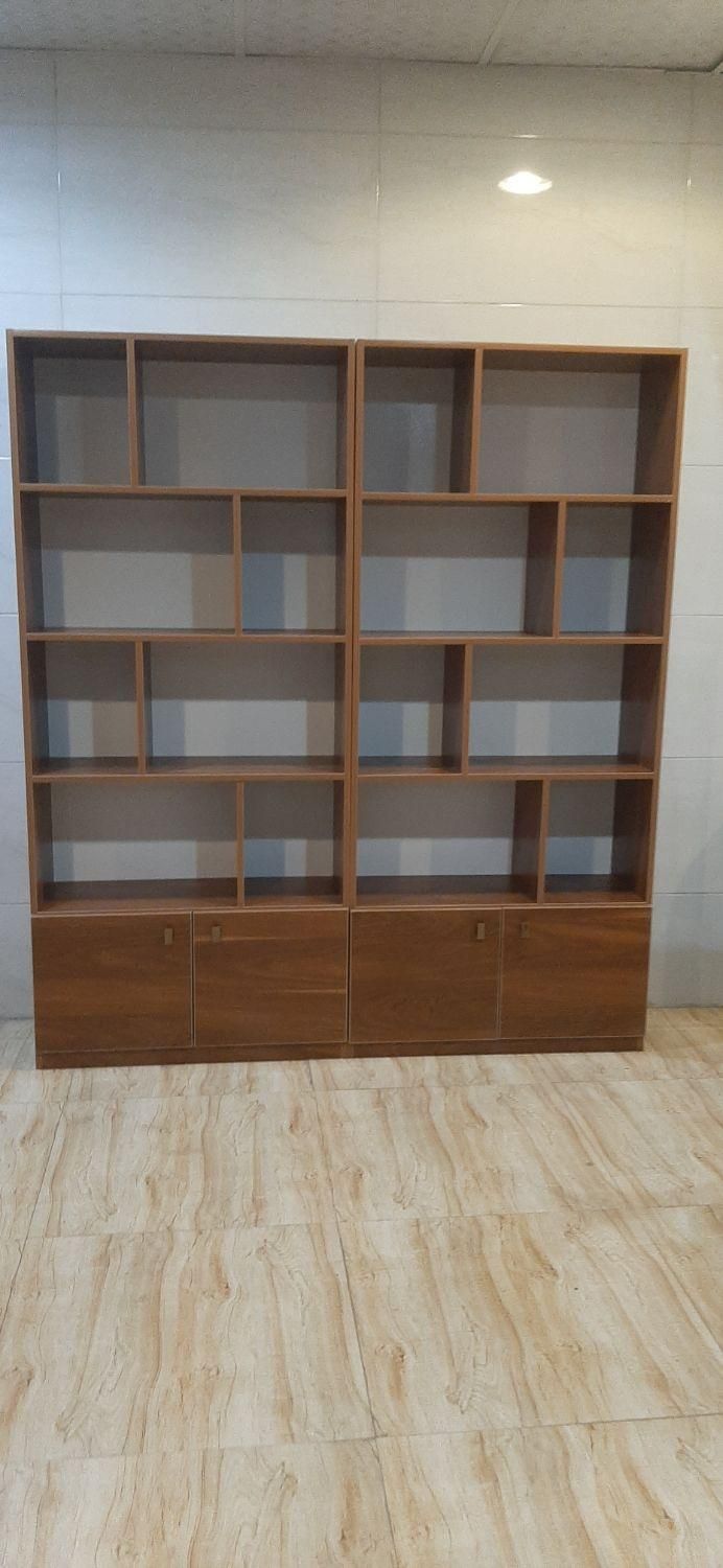 کتابخانه و قفسه چوبی|کتابخانه، شلف، قفسه‌های دیواری|کرج, حصارک بالا|دیوار