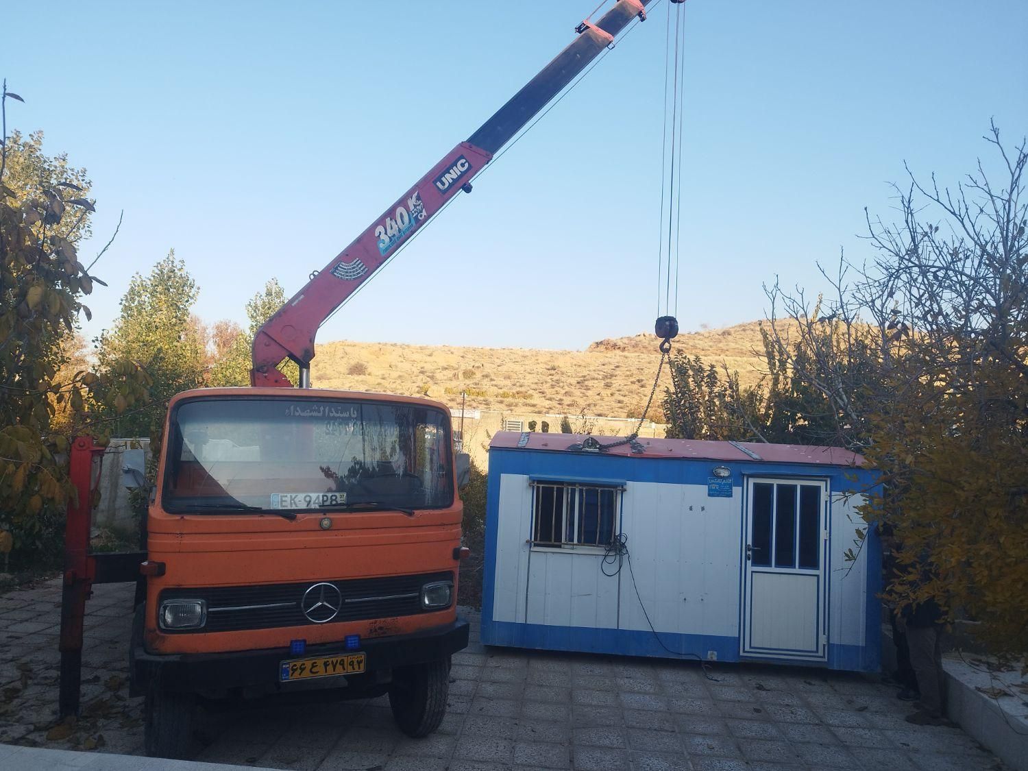 جرثقیل ،خاور جرثقیل دکل بلند جهت حمل و نقل|خدمات حمل و نقل|شیراز, شهرک فرهنگیان|دیوار