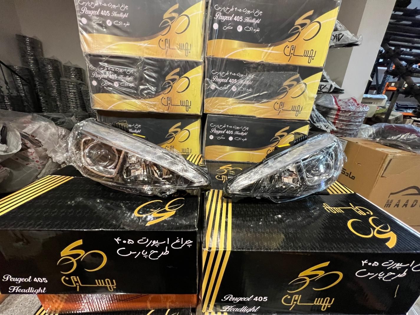 سنسور *چراغ جلو پژو ۴۰۵ اردی slxطرح پارس دودی سفید|قطعات یدکی و لوازم جانبی|مشهد, هفده شهریور|دیوار