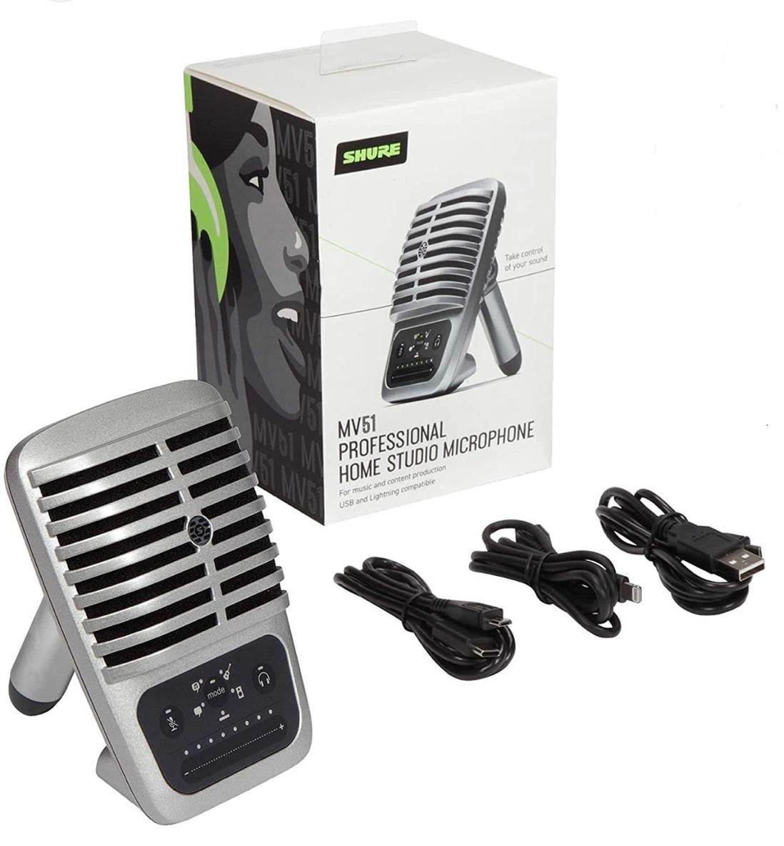 میکروفن شور SHURE MV51 ضبط استودیویی وکال و سازها|صوتی و تصویری|تهران, توانیر|دیوار