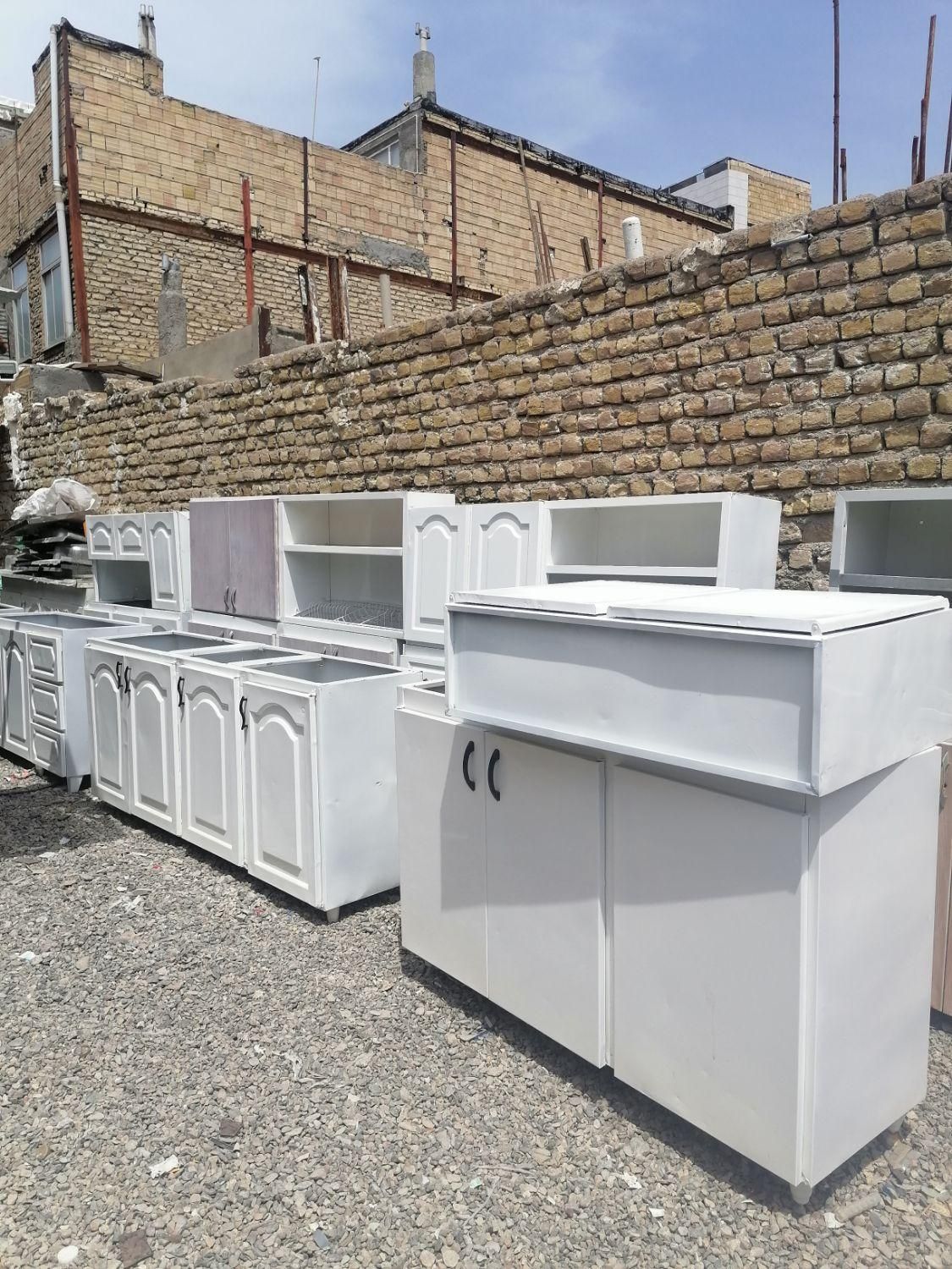 کابینت فلزی دسته دوم آشپزخانه ((خرید و فروش))|مصالح و تجهیزات ساختمان|مشهد, نظام دوست|دیوار