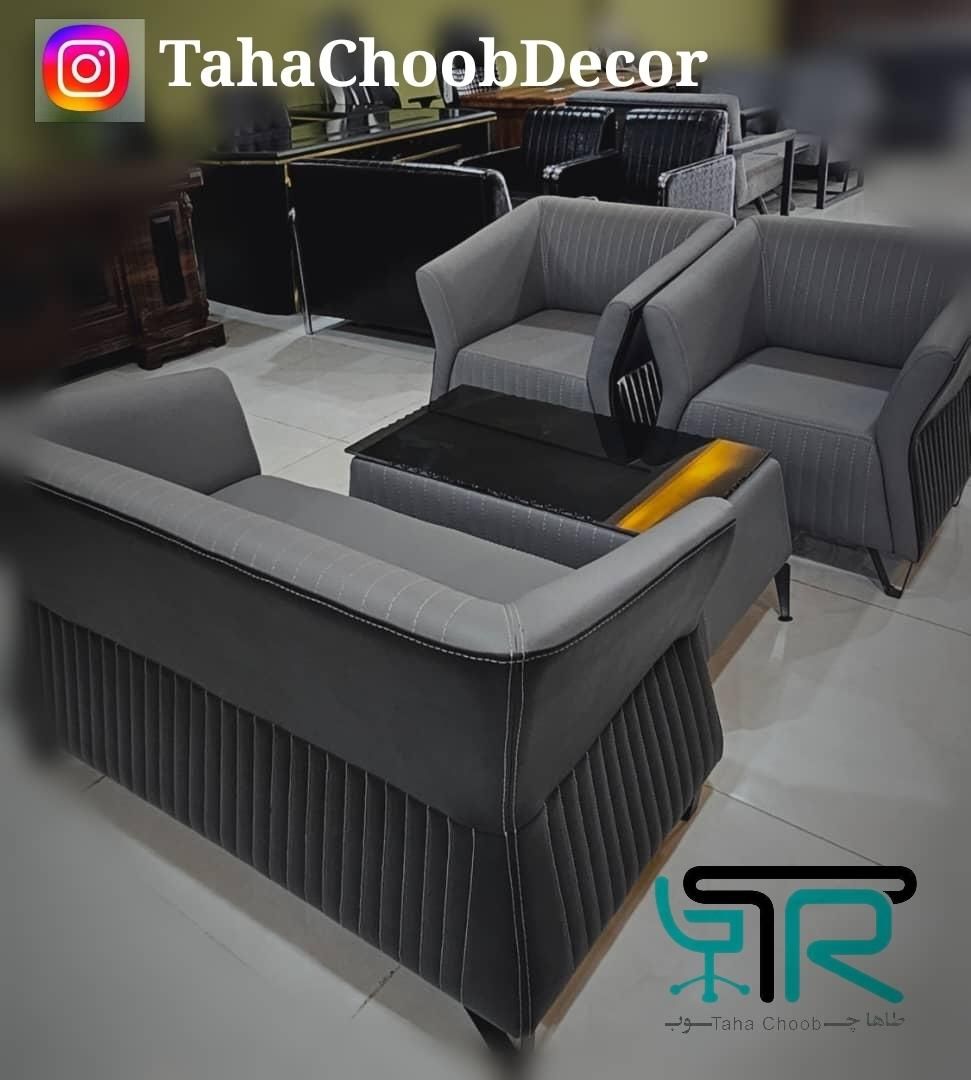نیم ست مبلمان ۴ نفره شرکتی مدرن کمجا مناسب دفترکار|دفتر کار|خرم‌آباد, |دیوار