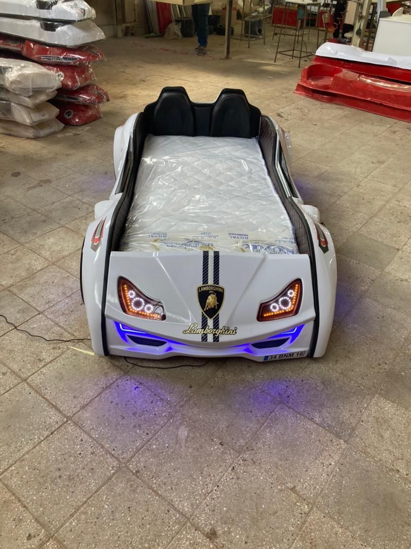 تخت خواب ماشینی مدل لامبورگینی برند بی بی کو|تخت و سرویس خواب|تهران, علم و صنعت|دیوار