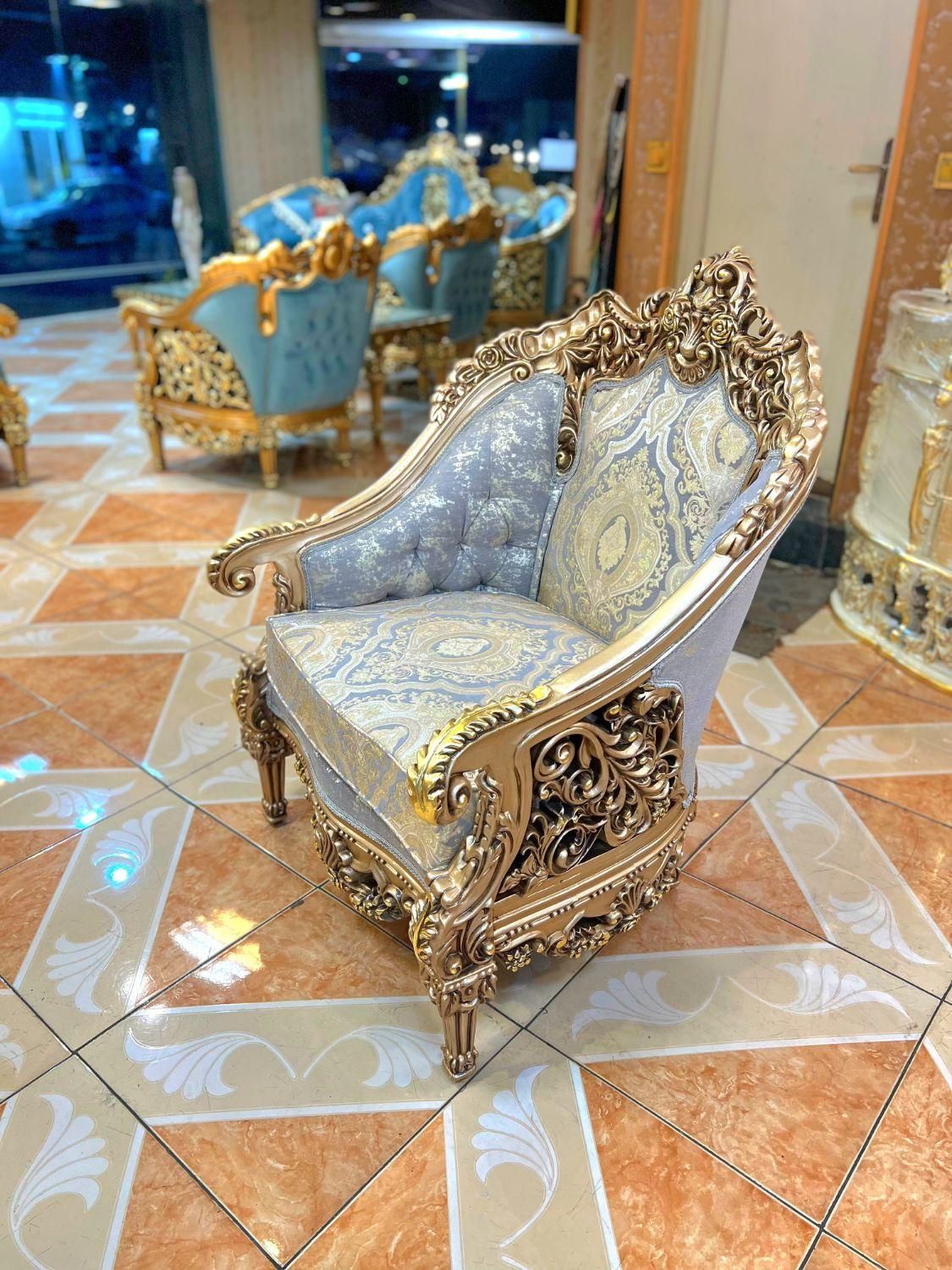 مبل هامون منبت خرچنگی استیل کد۶۷سلطنتی|مبلمان خانگی و میز عسلی|رشت, باقرآباد|دیوار