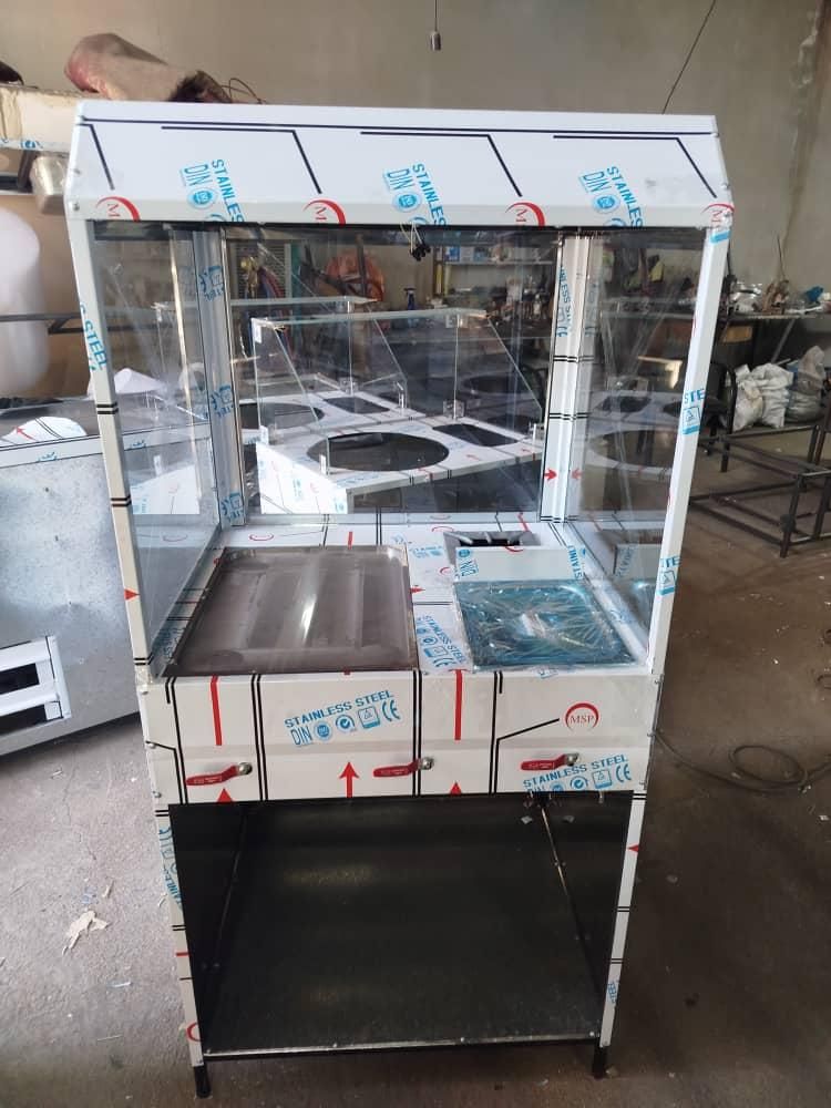 فرrafفلافل زن چهارtaei همبرsz استیک ذغالی+ فریزر|کافیشاپ و رستوران|رفسنجان, |دیوار