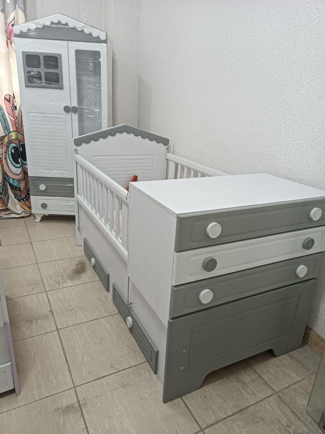 تخت کلبه کودک ونوجوان|تخت و سرویس خواب|رشت, استقامت ۱|دیوار