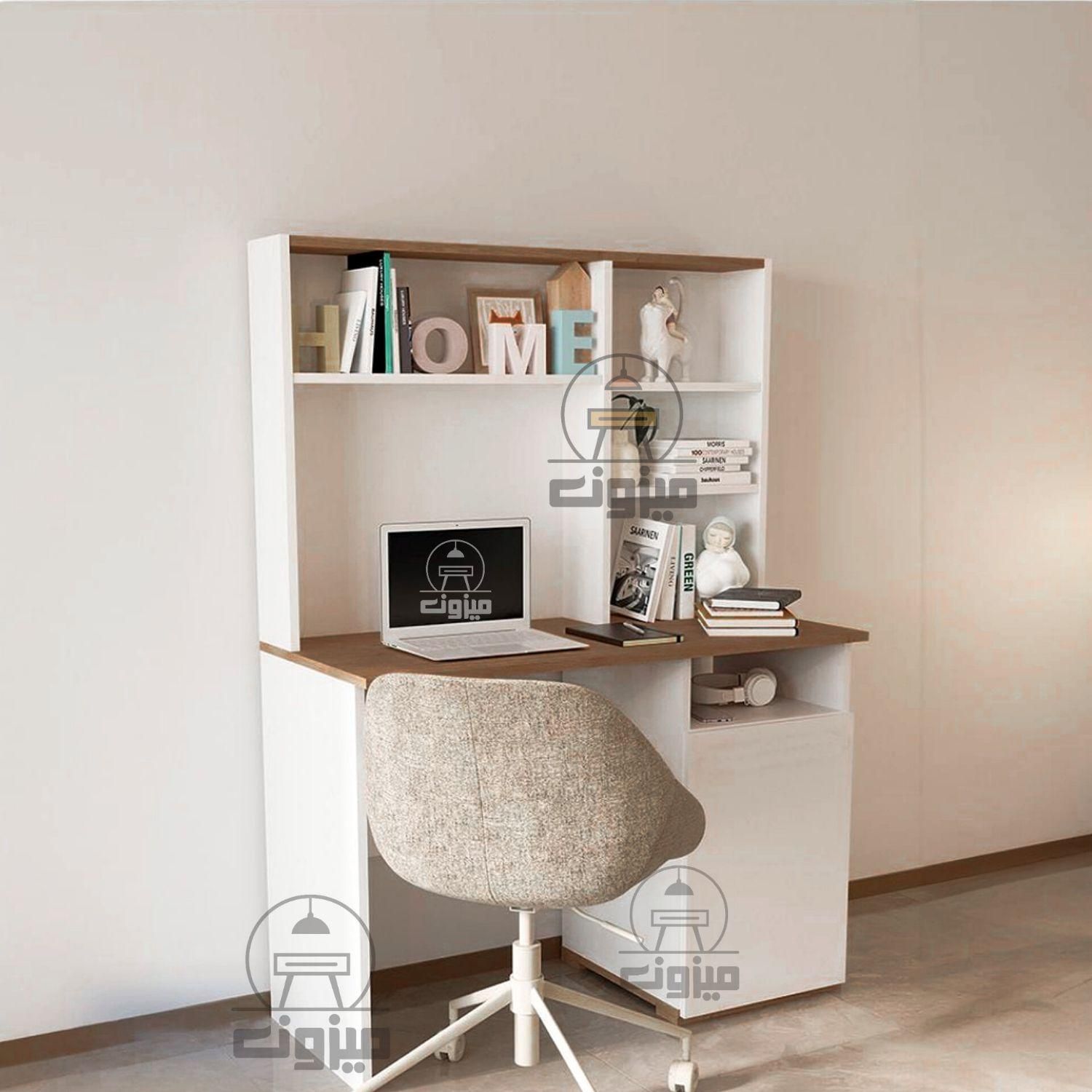 میز تحریر کتابخانه دار مدل نیکا یک|میز تحریر و کامپیوتر|تبریز, |دیوار