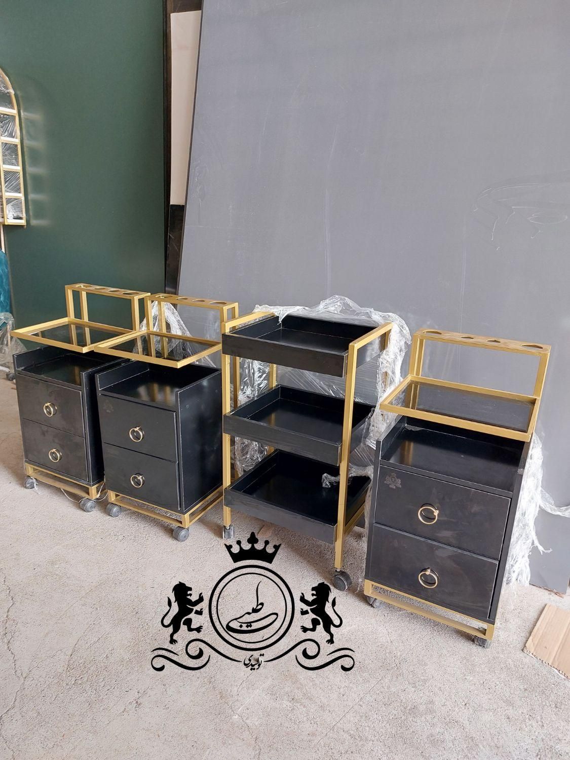 انواع ترولی در رنگ و ابعاد دلخواه|آرایشگاه و سالن‌های زیبایی|مشهد, نوید|دیوار