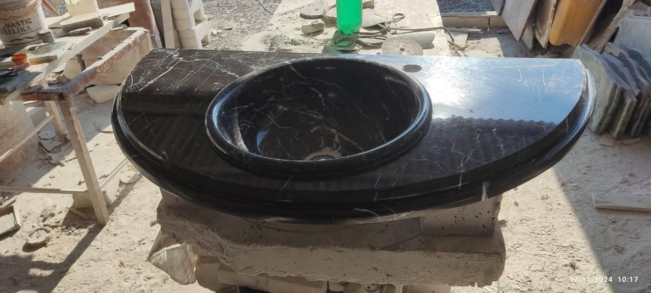 میز گرد سنگی|صنایع دستی و سایر لوازم تزئینی|ری, ولی آباد|دیوار
