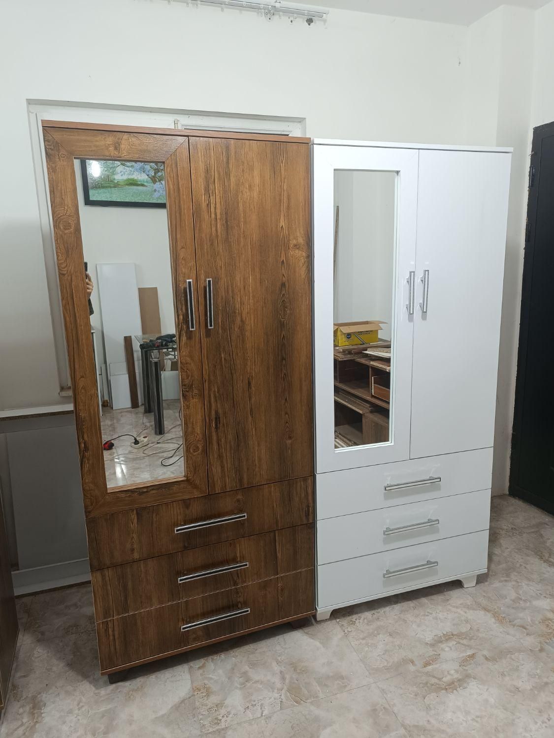 ساخت انواع کمد وکیوم و ملامین|جاکفشی، کمد، دراور|صومعه‌سرا, |دیوار