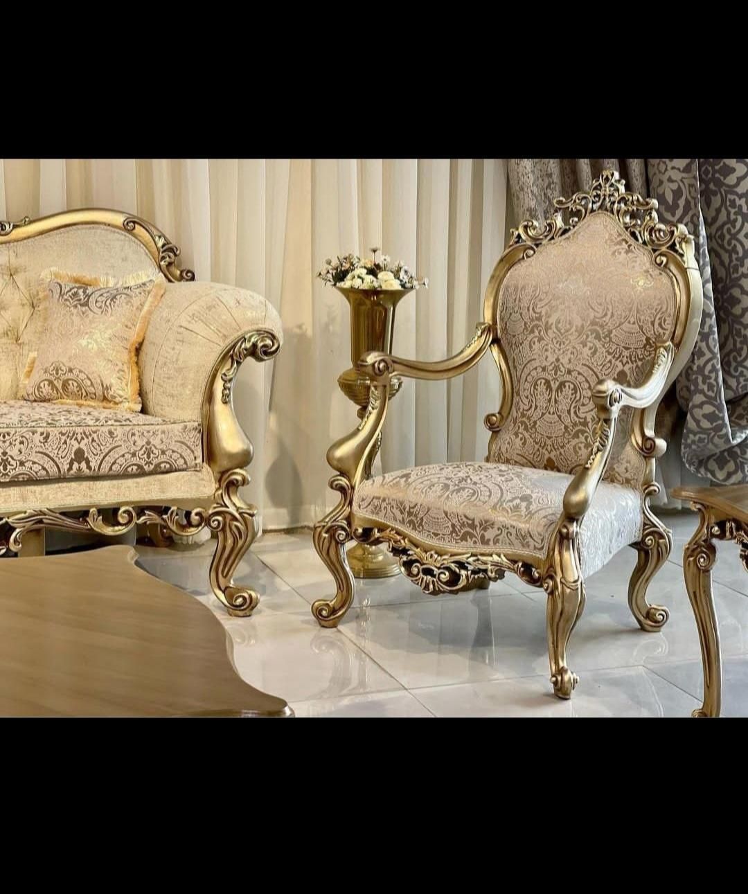 مبل کلاسیک سلطنتی چراغان ZTo55|مبلمان خانگی و میز عسلی|تهران, شهرک ولیعصر جنوبی|دیوار