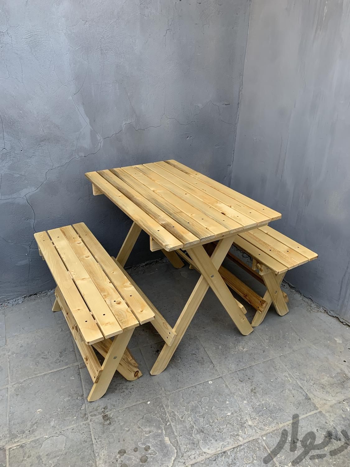 میز چوبی و صندلی تاشو|میز و صندلی غذاخوری|مشهد, فدک|دیوار