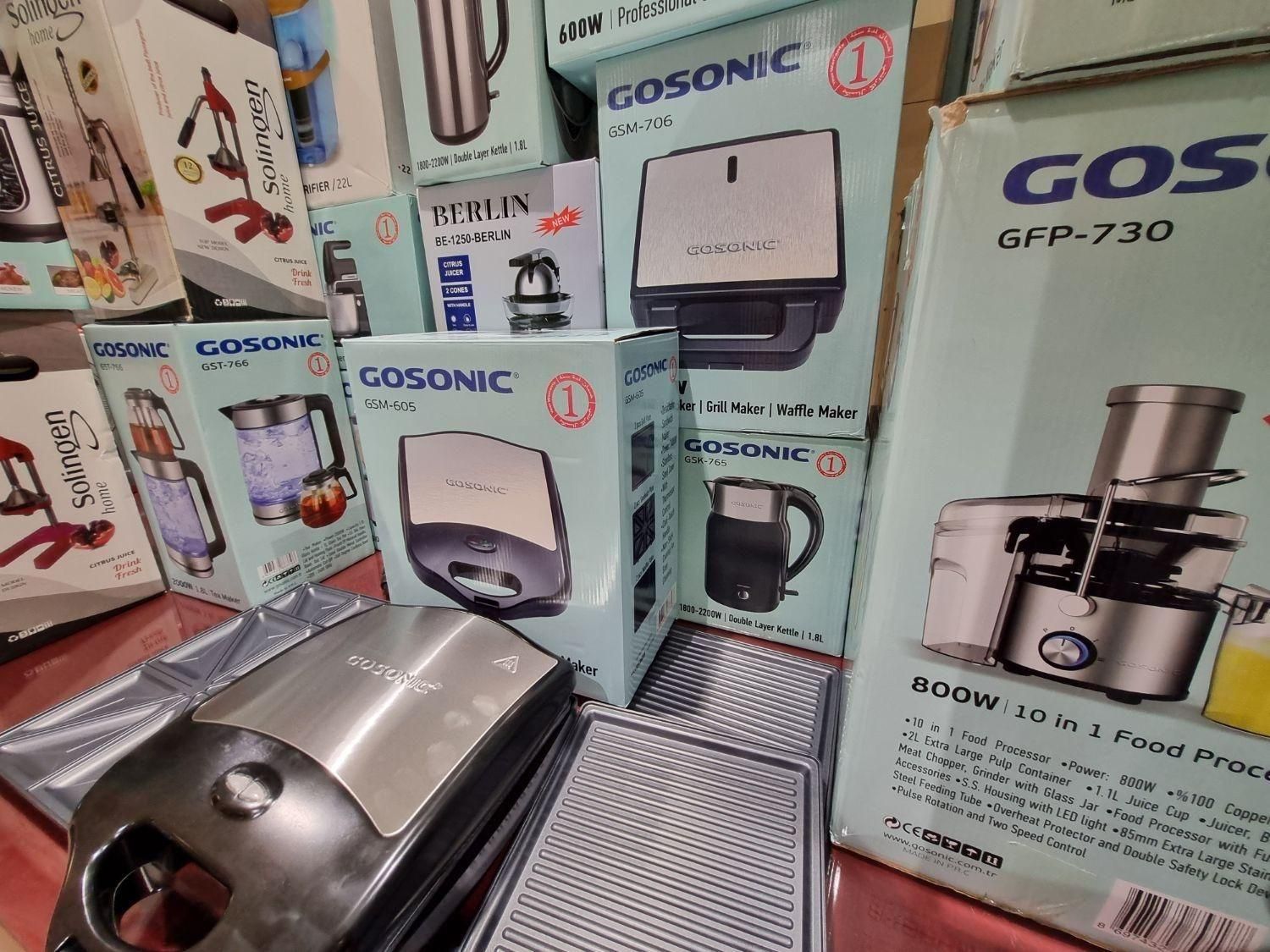 ساندویچ ساز جدید 6 صفحه gosonic  ترکیه|اجاق گاز و لوازم برقی پخت‌وپز|مشهد, کوشش|دیوار