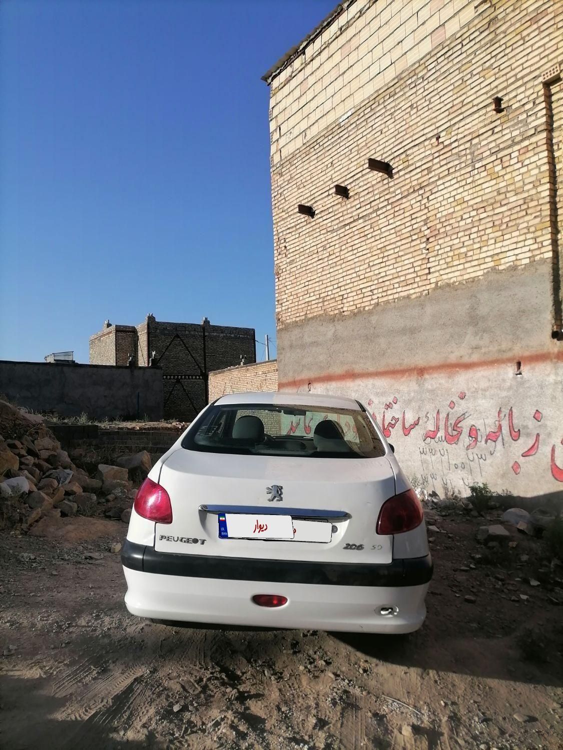 پژو 206 SD V8، مدل ۱۳۹۴|خودرو سواری و وانت|مشهد, شهید معقول|دیوار