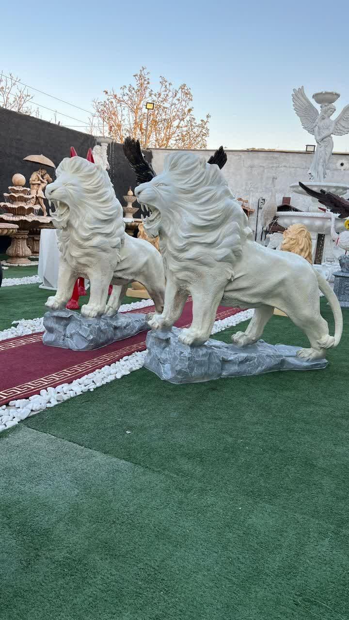 مجسمه حیوانات تندیس آبنما فرشته گلدان فایبر گلاس|مصالح و تجهیزات ساختمان|رشت, گلسار|دیوار