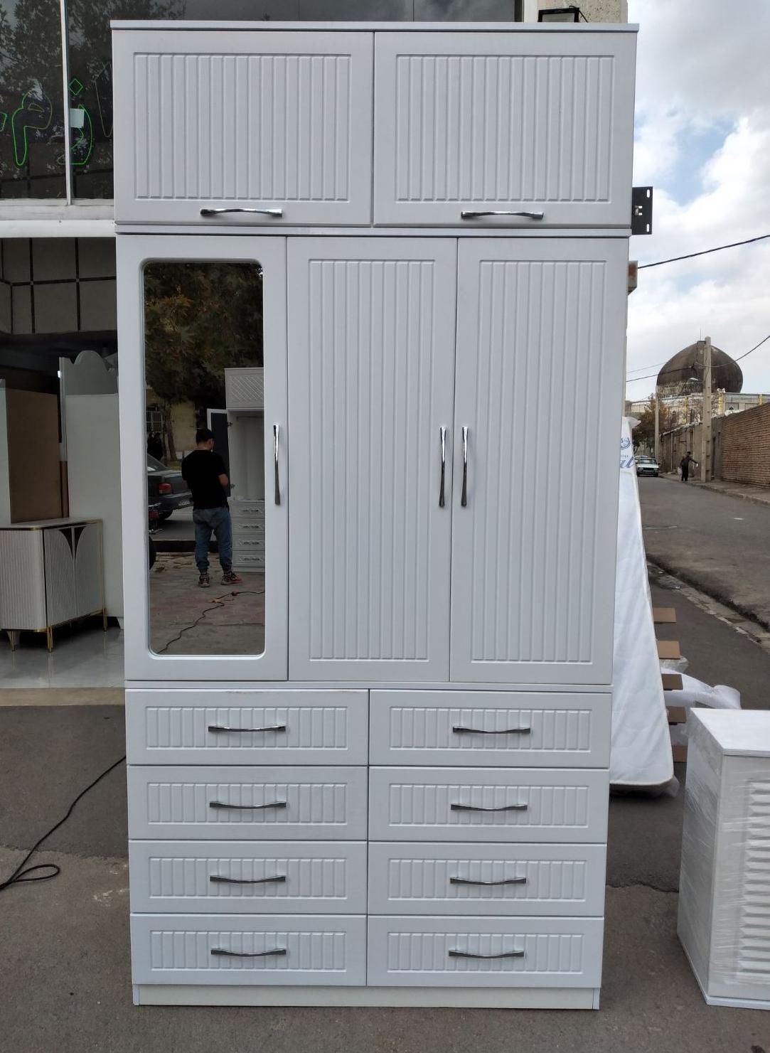 کمد عرض ۱۲۰ سفارشی ۸کشو|جاکفشی، کمد، دراور|قزوین, |دیوار