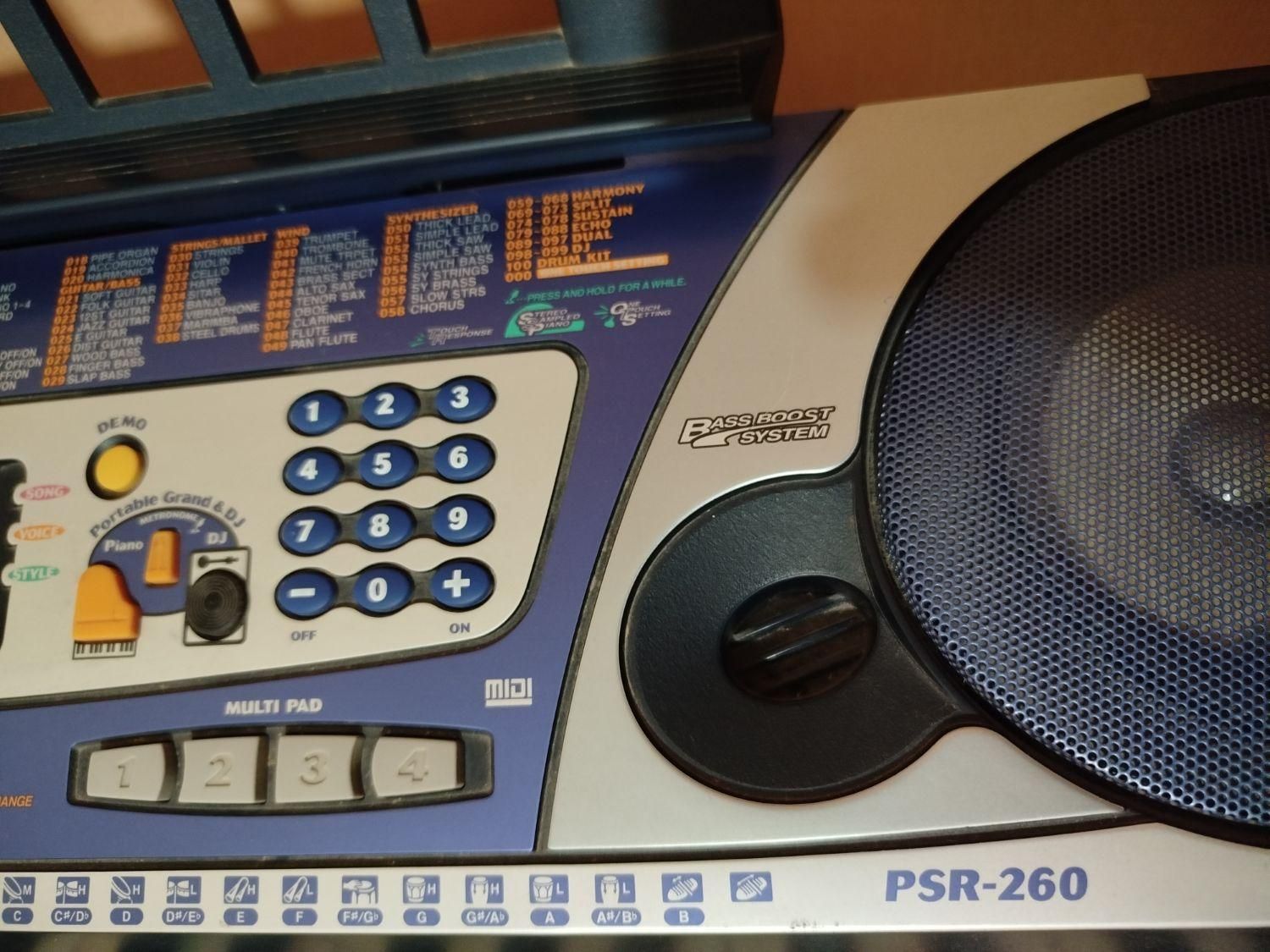 ارگ یاماها psr 260|پیانو، کیبورد، آکاردئون|سهند, |دیوار