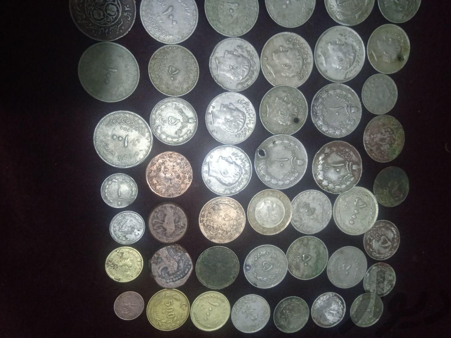 چندعدد سکه قدیمی شاهنشاهی|سکه، تمبر و اسکناس|اسدآباد, |دیوار
