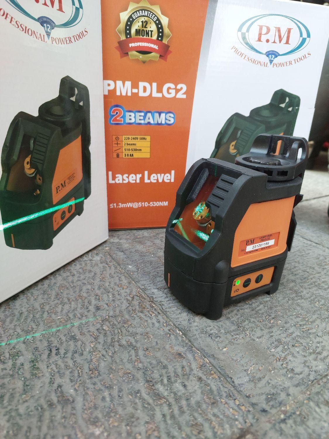 تراز لیزری ۲ خط سبز پی ام با ضمانت تعویض دیوالت|ابزارآلات|شیراز, بازار|دیوار