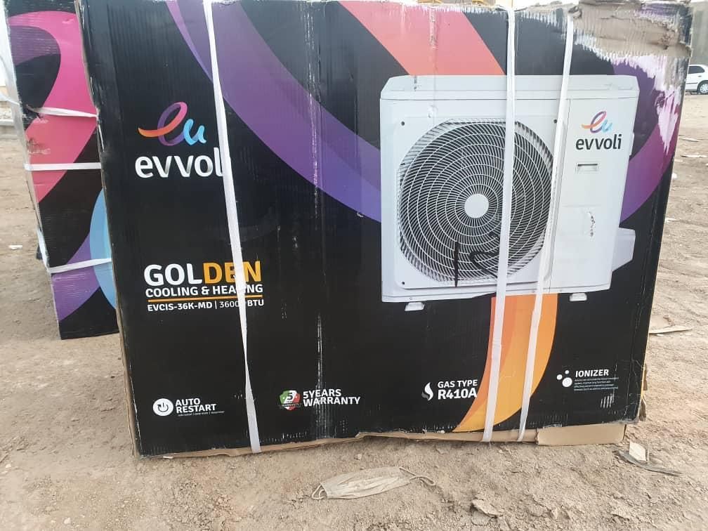 کولر گازی ایوولی36 و 30هزارمدل گلدنEVCIS-30K-MD|کولر گازی و فن‌کوئل|اهواز, پادادشهر|دیوار