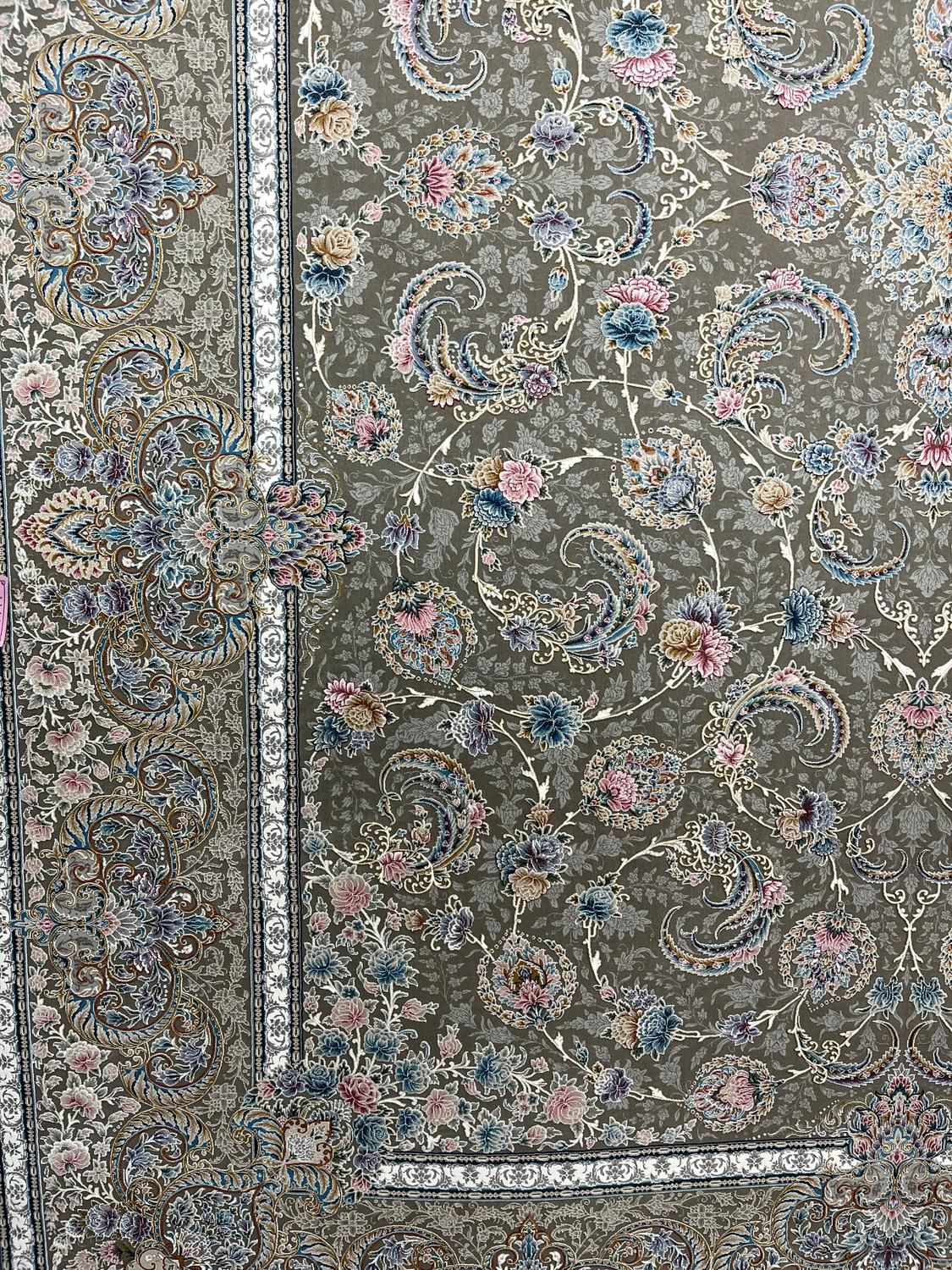 فرش ۱۲۰۰شانه ۳۶۰۰تراکم ستاره کویر یزد گل برجسته|فرش|یزد, |دیوار