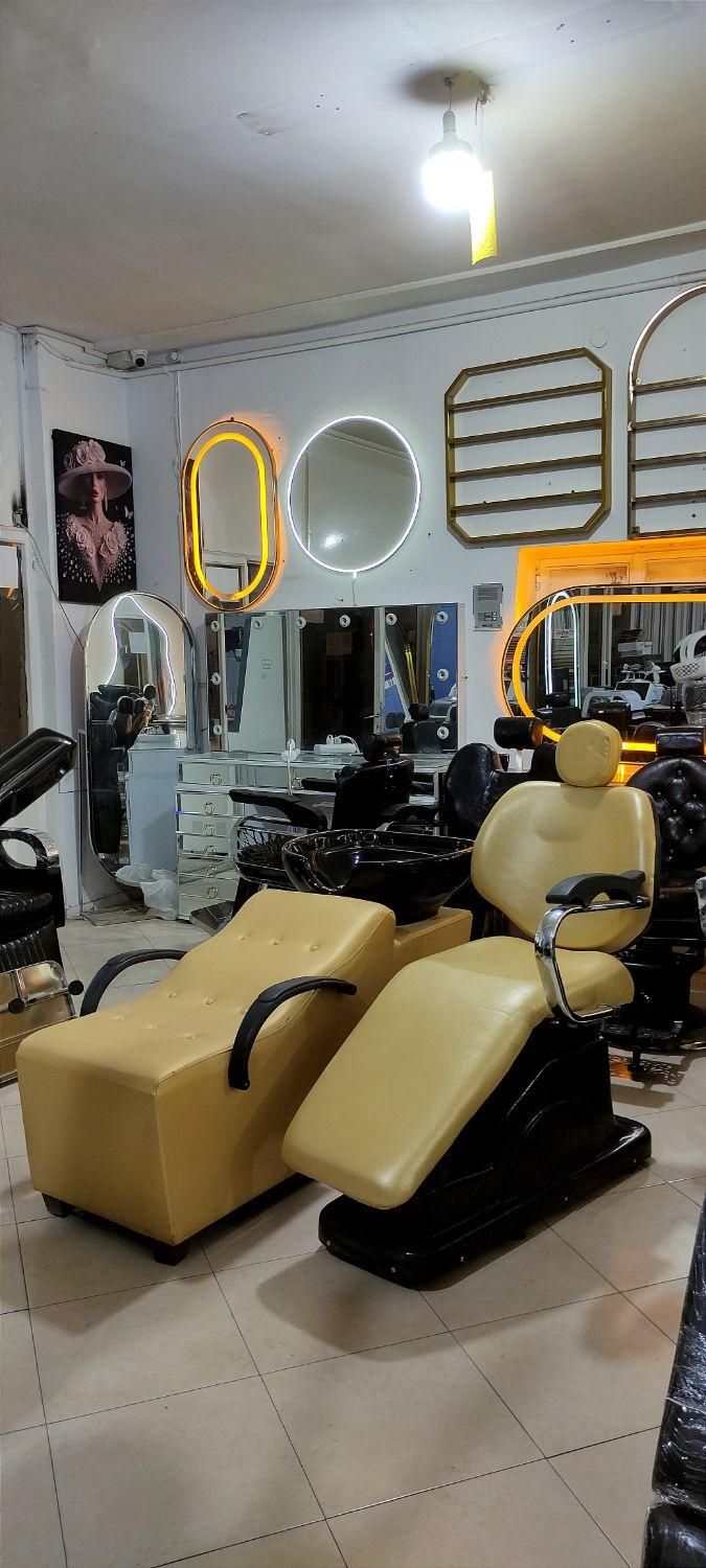 تابوره،ست کف سابی و تمامی تجهیزات آرایشگاهی|آرایشگاه و سالن‌های زیبایی|کرمان, |دیوار