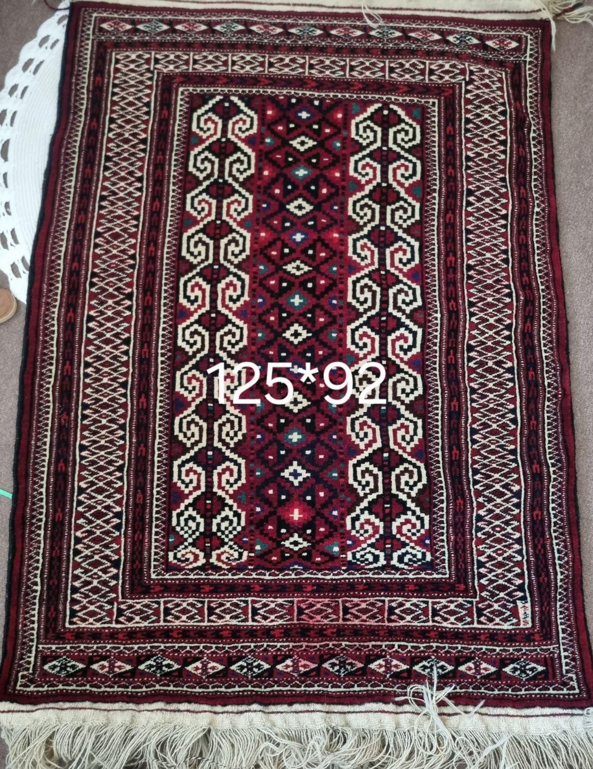 قالیچه دستبافت ترکمنی (نمازلق)|فرش|گنبد کاووس, |دیوار