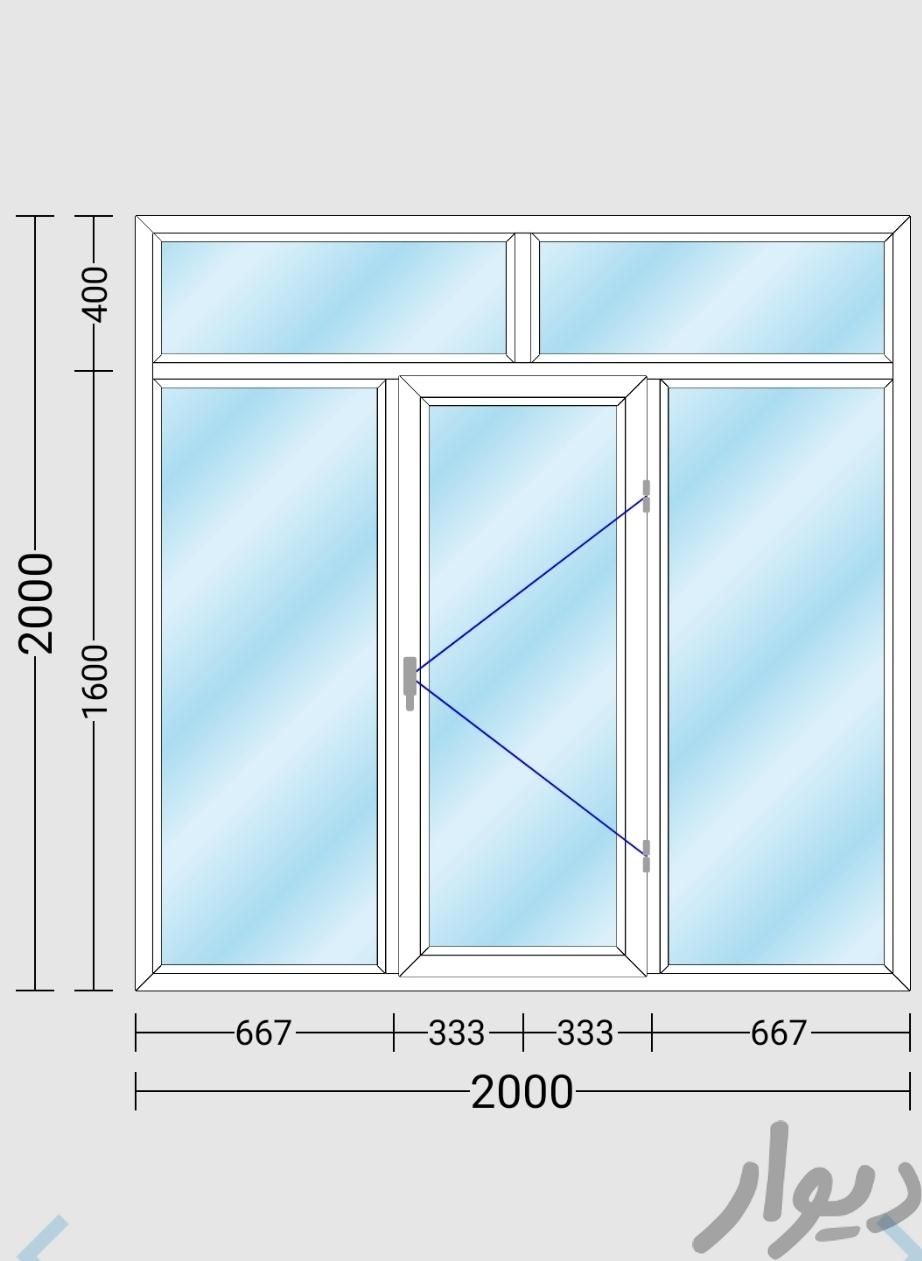 ساخت و تولید درب و پنجره دوجداره upvc با ضمانت