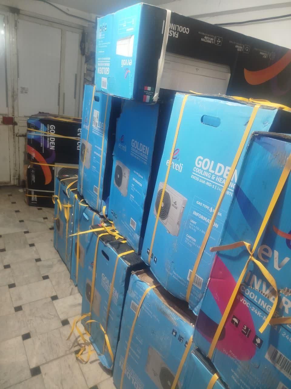 کولر گازی بدون واسطه آکبند و نو|کولر گازی و فنکوئل|قم, نیروگاه|دیوار