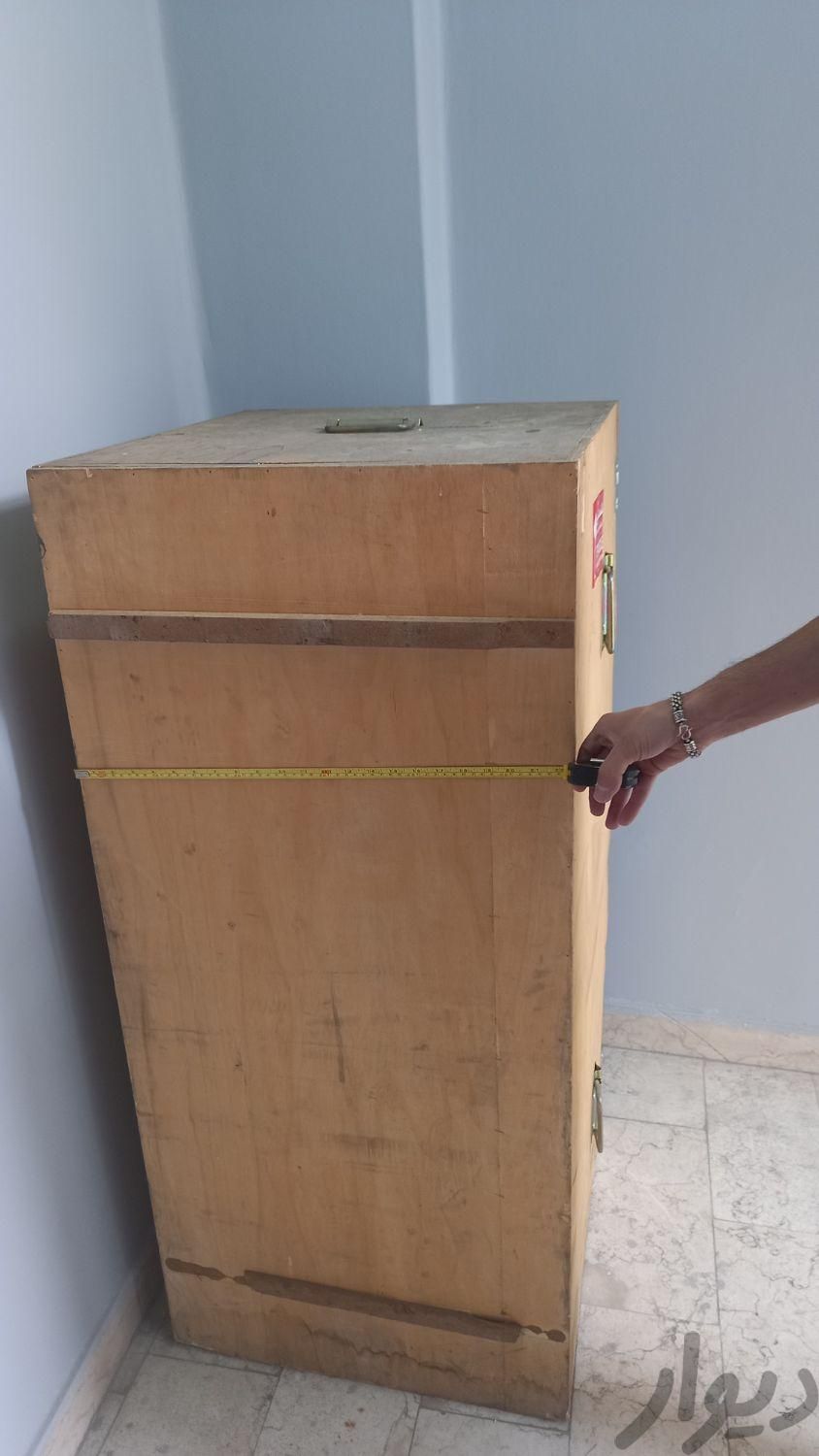 جعبه چوبی با یراق کامل|جاکفشی، کمد و دراور|تهران, بهجت‌آباد|دیوار