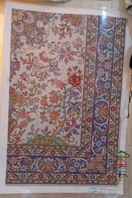 نقشه زرنیم بیجار|فرش|همدان, |دیوار