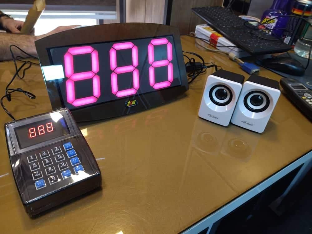 دستگاه فراخوان مشتری و اعلام نوبت رنگ صورتی|کافی‌شاپ و رستوران|تهران, ایرانشهر|دیوار