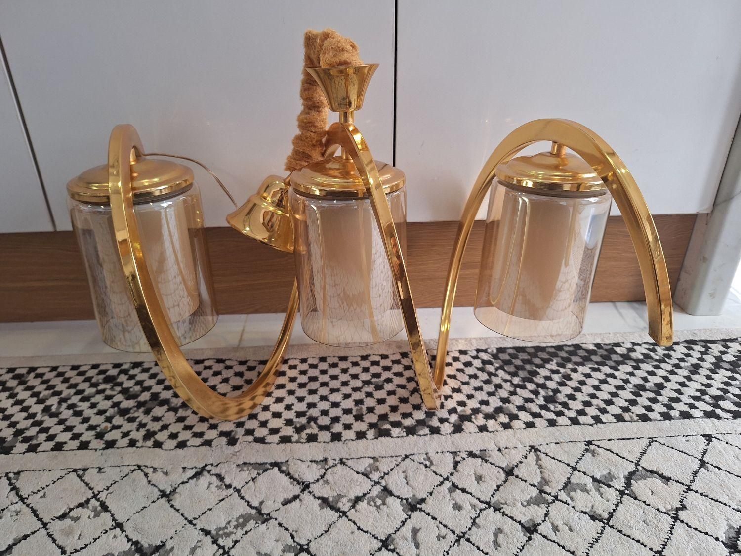 لوستر ۳ شاخه جنس خارجی نو نو|لوستر و چراغ آویز|تهران, نارمک|دیوار
