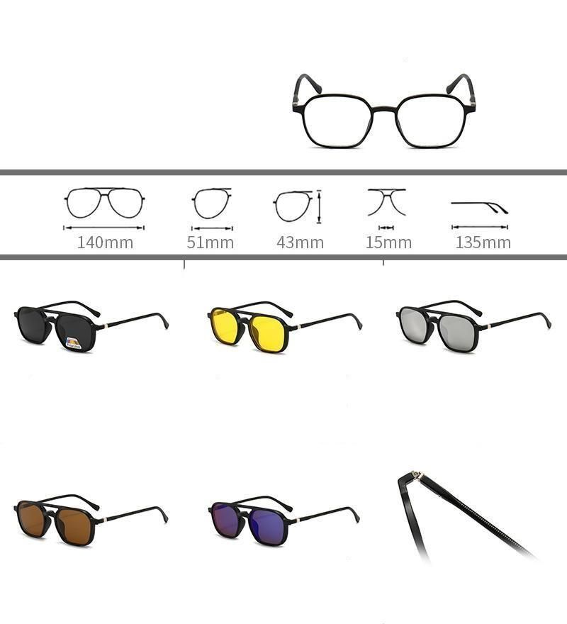 عینک طبی ریبن با ۵ کاور آفتابی کد ۱۰۰۱|زیورآلات و اکسسوری|تهران, تهرانپارس غربی|دیوار