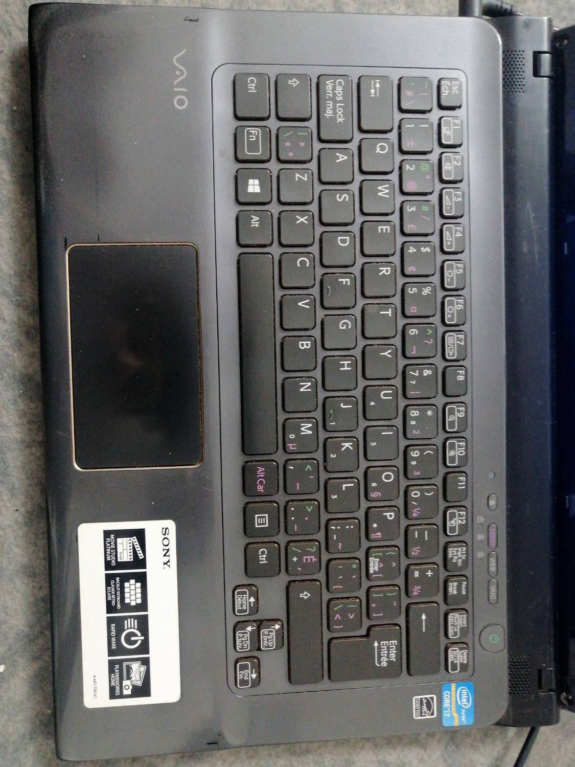 لپ تاپ sony vaio core i7|رایانه همراه|قم, هنرستان|دیوار