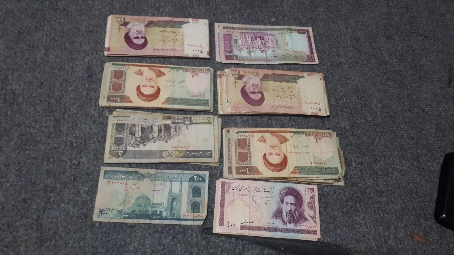 تعداد ۱۲۰ اسکناس کمیاب|کلکسیون سکه، تمبر، اسکناس|رشت, دیانتی|دیوار