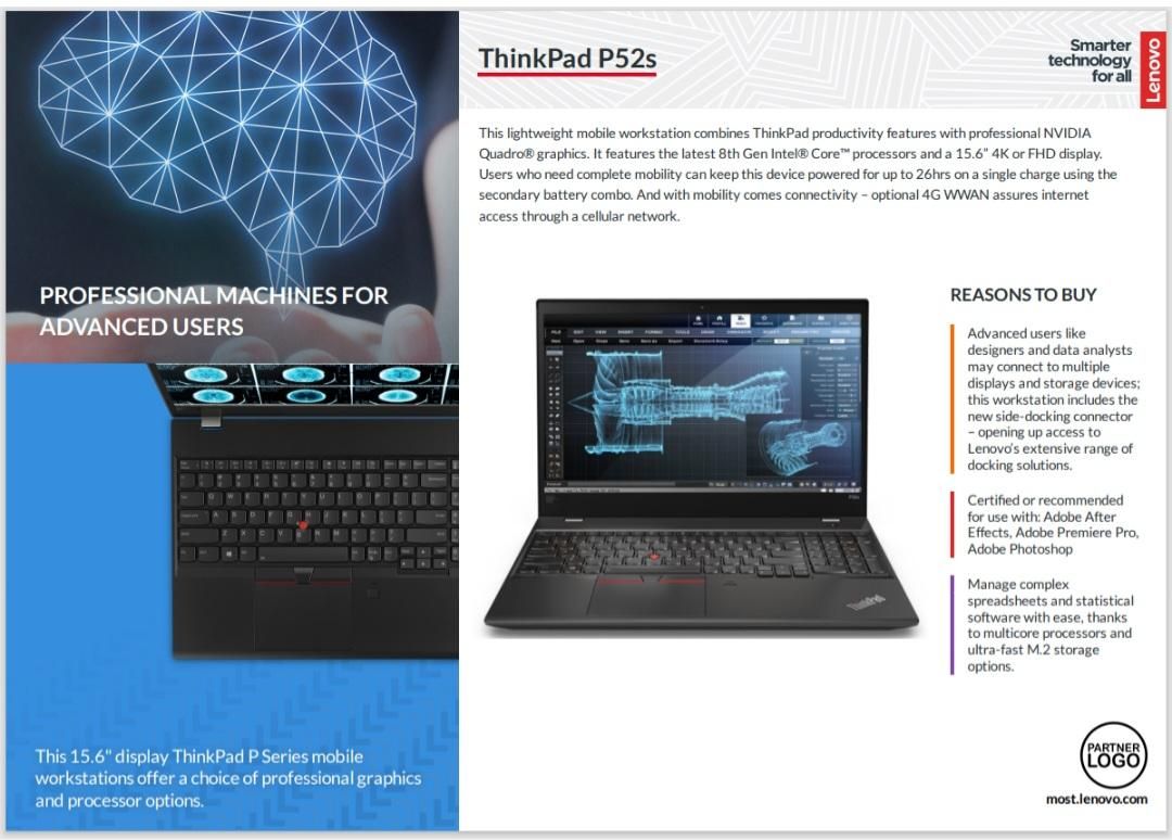 Lenovo P52s i7 Ram32 SSD512 Nvidia2gباکارتن|رایانه همراه|کرج, حصارک بالا|دیوار