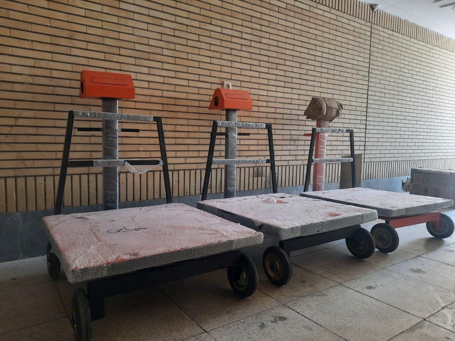 ترازو باسکول ۷۵۰ کیلو کفه بزرگ ۸۰×۸۰ چرخدار|فروشگاه و مغازه|اصفهان, عسگریه|دیوار