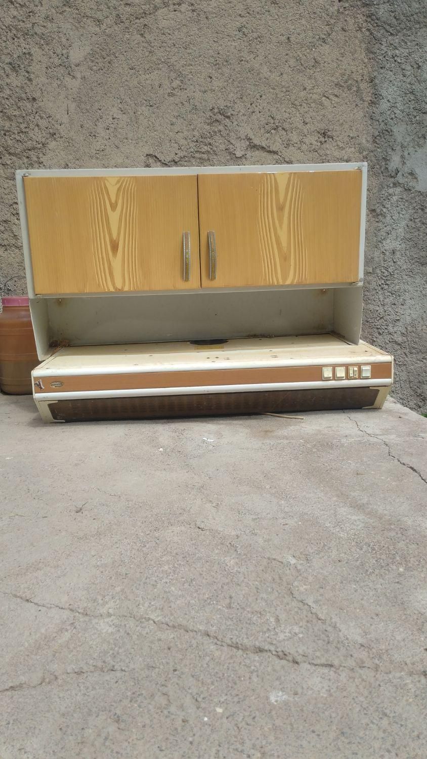 هود دکمه ای بیمکث با کابینت|مصالح و تجهیزات ساختمان|سرعین, |دیوار