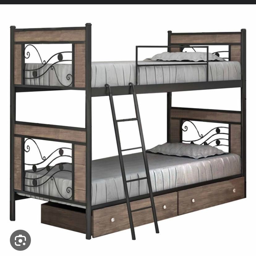 تخت فلزی دو طبقه طرح ملودی|تخت و سرویس خواب|تهران, شهرک ولیعصر جنوبی|دیوار