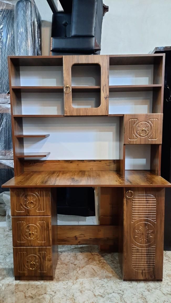 میز تحریر کتابخانه دار نما وکیوم|میز تحریر و کامپیوتر|کاشان, |دیوار