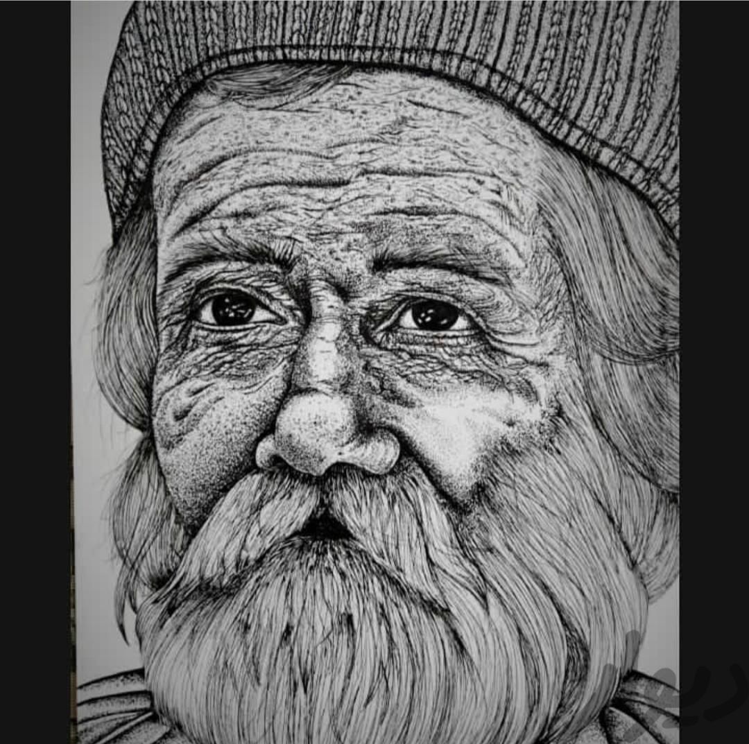 تابلو سیاه قلم به همراه اموزش کامل طراحی|تابلو، نقاشی و عکس|کرمانشاه, |دیوار